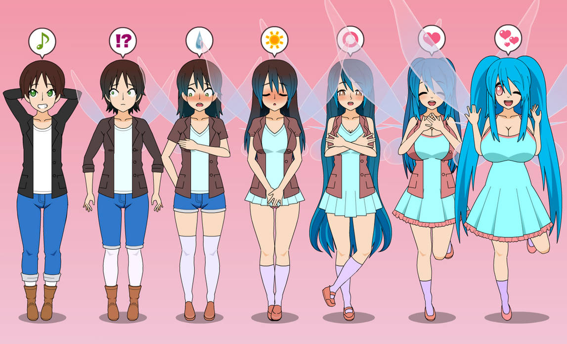 Gonna Be The Twin-Tail Fairy! TF/TG Sequence by Nitro-The-Flygon on ...