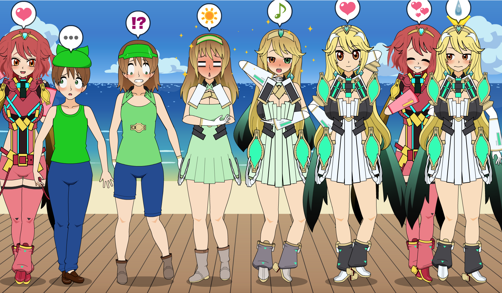 You Were Staring: Mythra TF/TG Sequence by Nitro-The-Flygon on DeviantArt