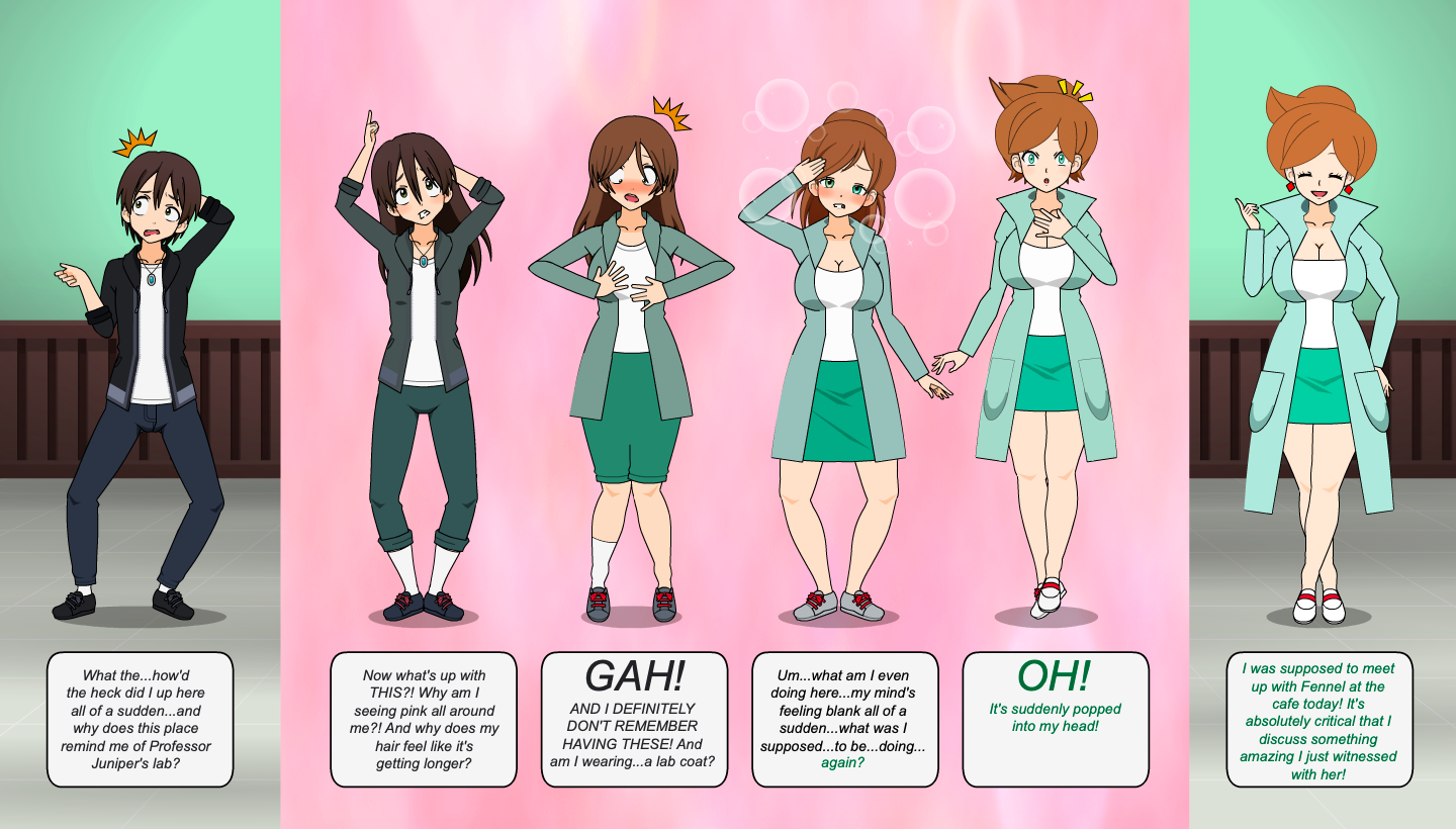 Professor Juniper TF/TG/MC Sequence by Nitro-The-Flygon on DeviantArt