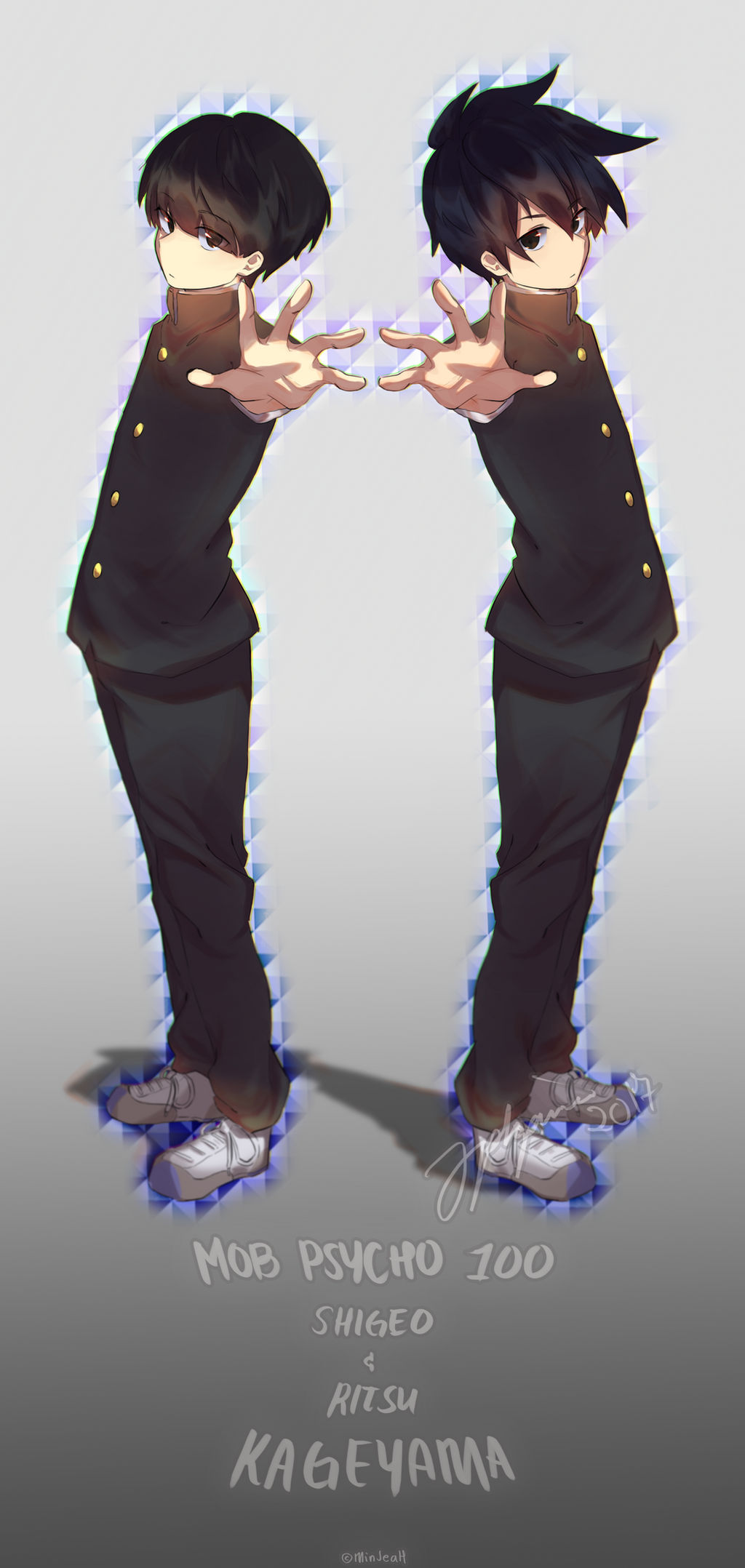 Shigeo and Ritsu (MOB PSYCHO 100) by MSP-LYN on DeviantArt