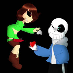 Sans And Chara 