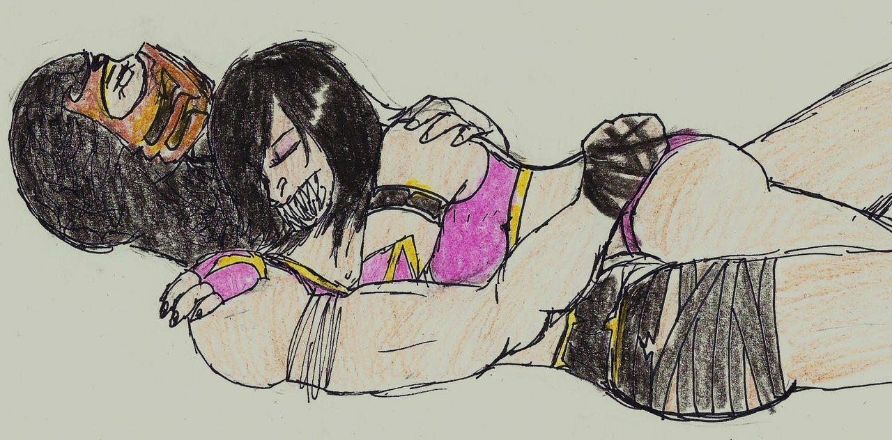 Scorpion x Mileena (colored)