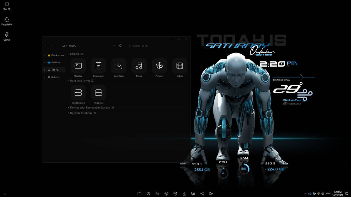 Win11 Desktop Setup by Sc0uT10 on DeviantArt