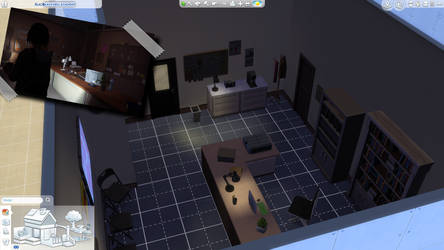 Secretary's office in The Sims 4