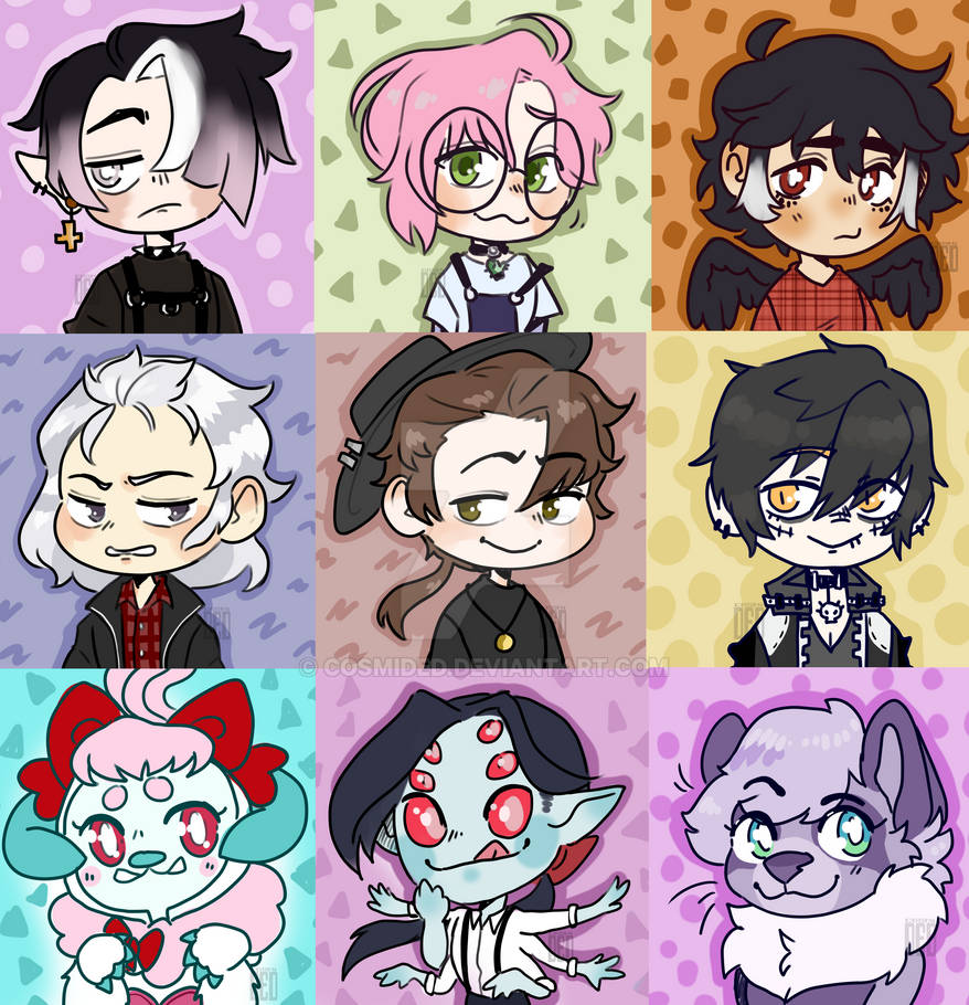 Chibi Example Sheet by Cosmided on DeviantArt