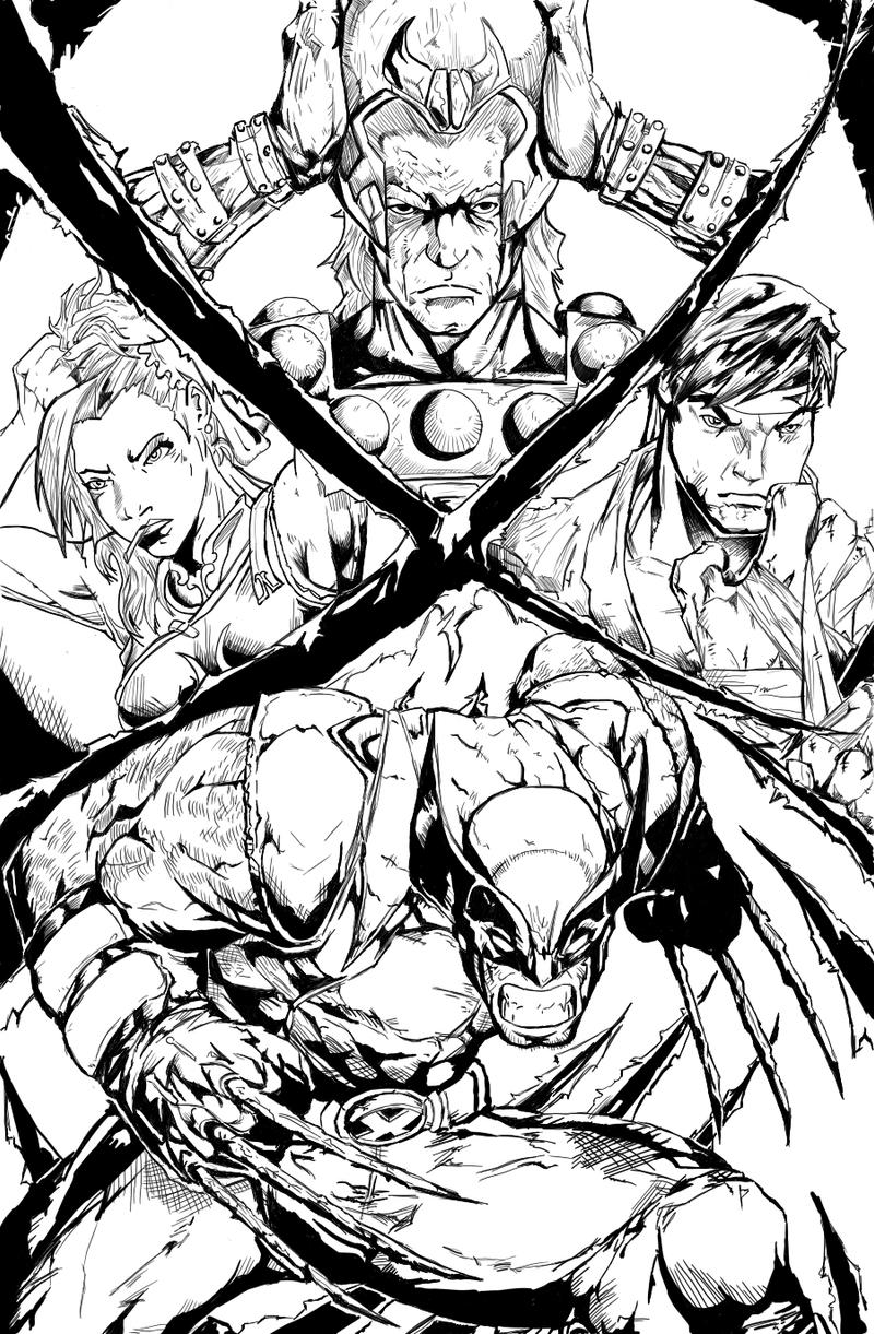 Marvel Vs Capcom Coloring Pages