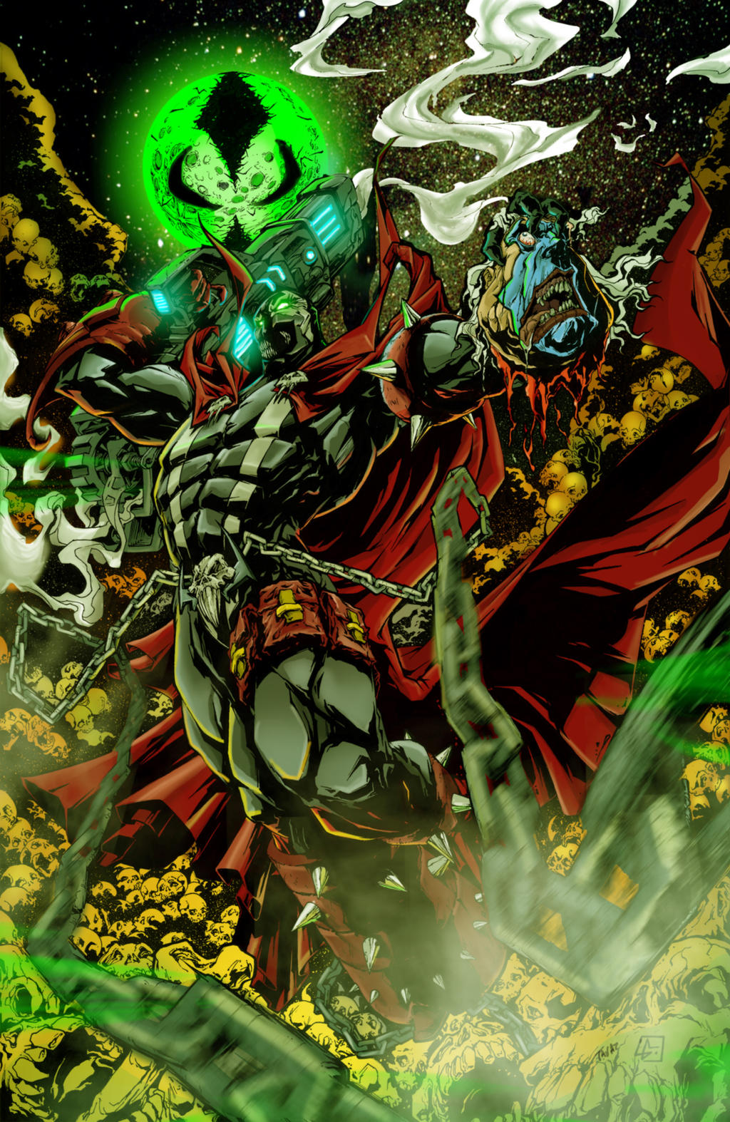 SPAWN FAN ART COLORS by etavitas on DeviantArt