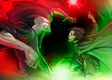 Harry potter vs voldemort