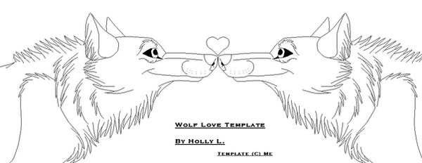 Wolf Love Template