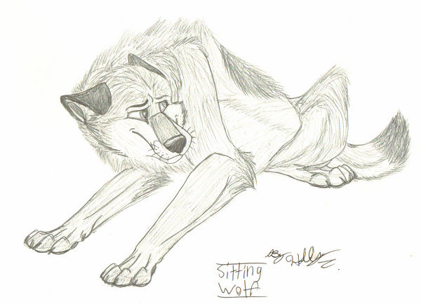 Sitting Wolf :3