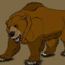 Angry Kodiak Bear