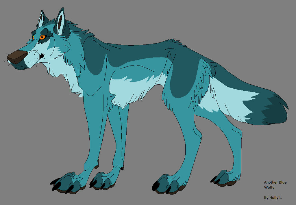 Another Blue Wolfy by Hawaiifan on DeviantArt