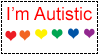 I'm Autistic Stamp