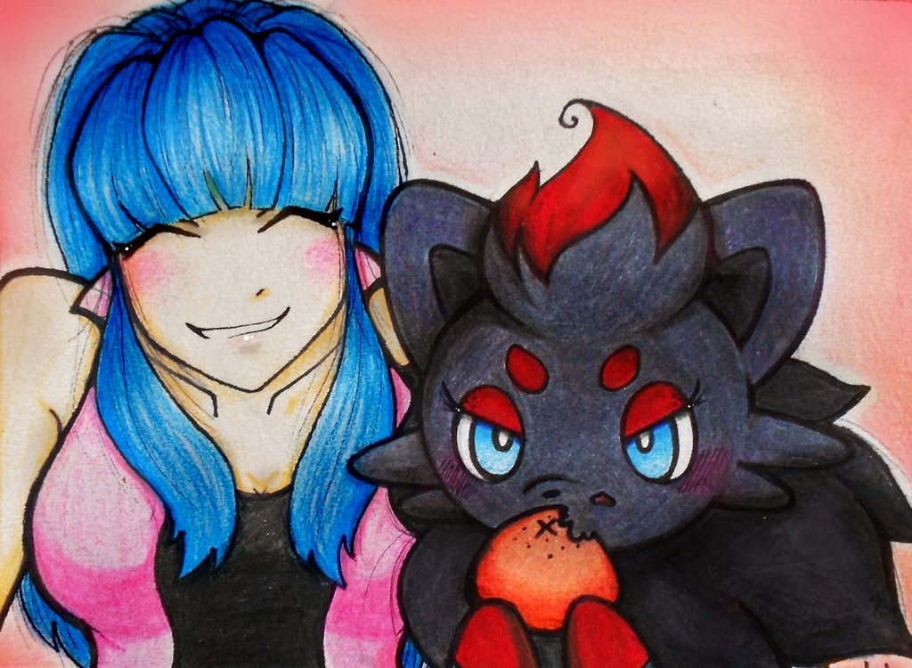 Dawn and Zorua