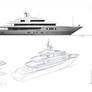 Yacht exterior design