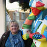 Ingeline and her colourful man
