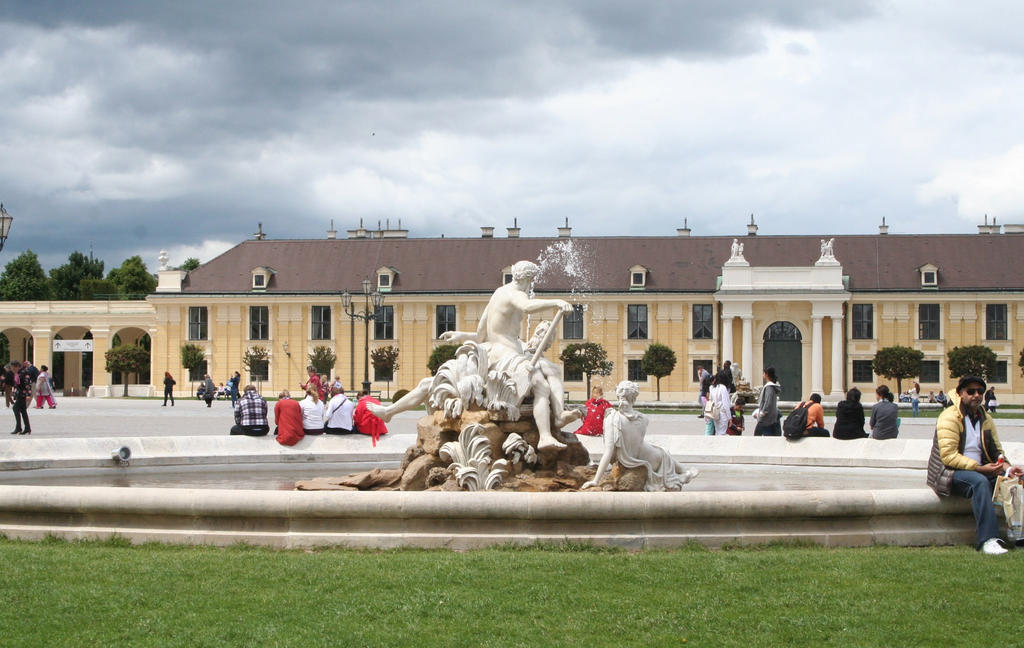 view to fountain