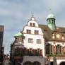 view to building in Freiburg