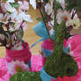 selfmade vases and flower arrangements 5