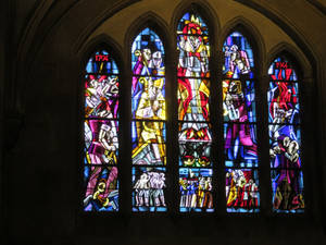 window in cathedral
