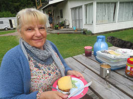 Breakfast with Ingeline this morning