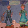 Farmers At Work painting from Ingeline