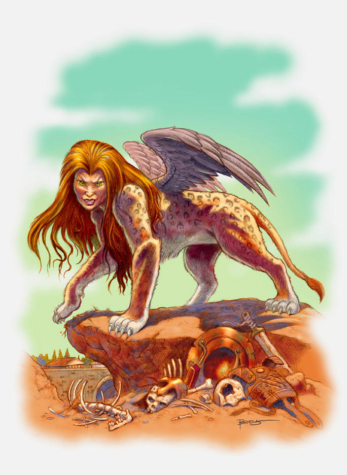 Alien Sphinx Deviantart Sphinx by bronxboy53 on DeviantArt