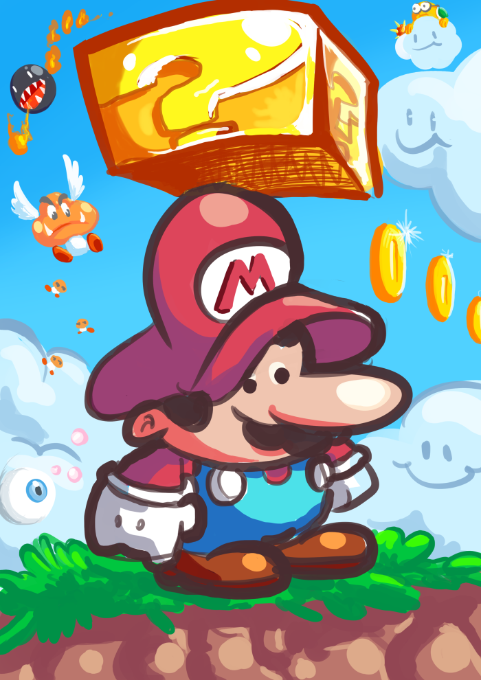 Small Blue Mario Little Mario by Gato88 on DeviantArt
