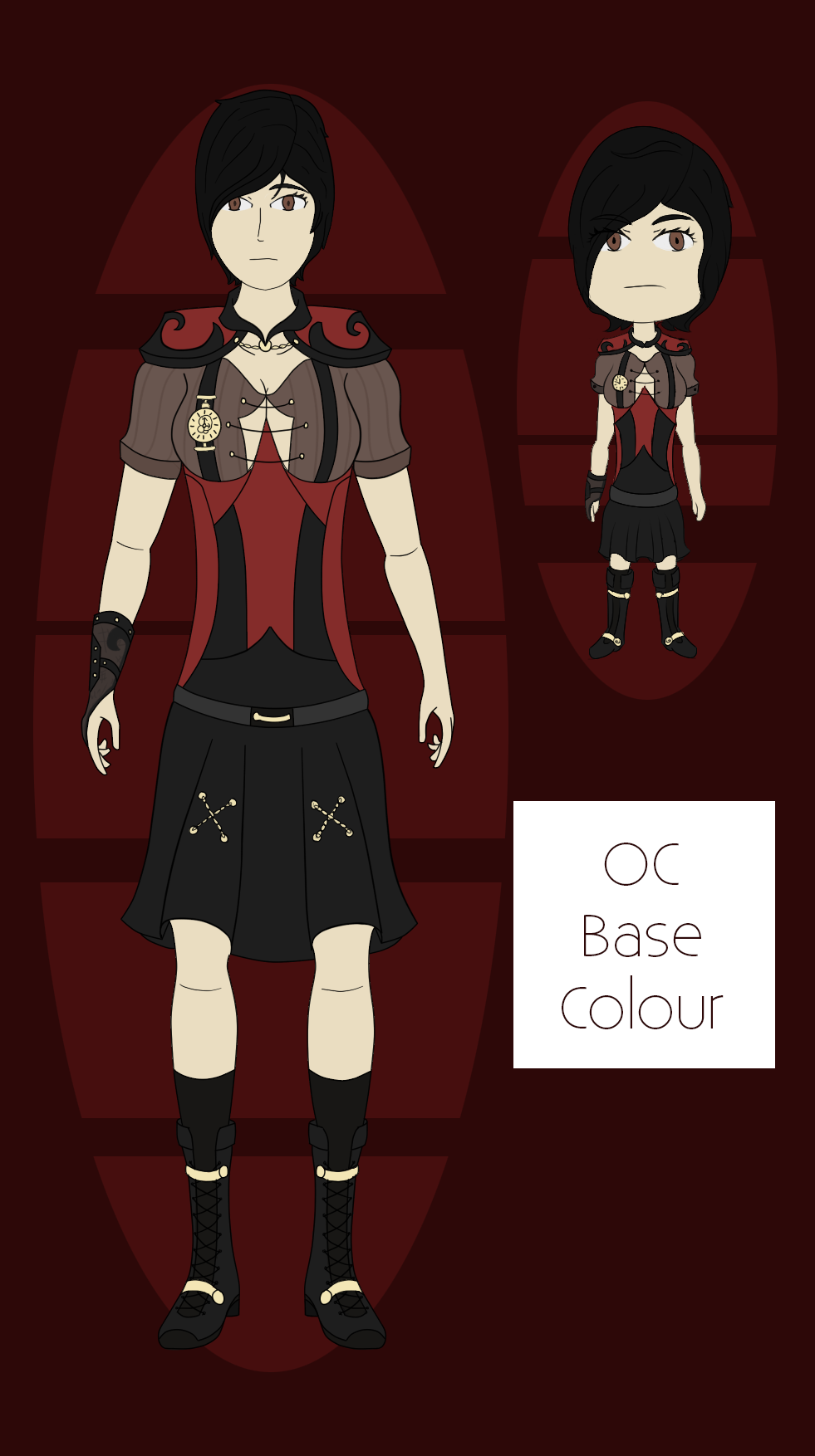 Random Color Oc Base Female OC Base Colour Ref by CasualJJ on DeviantArt