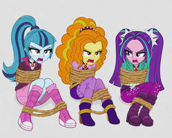 The Dazzlings Tied Up