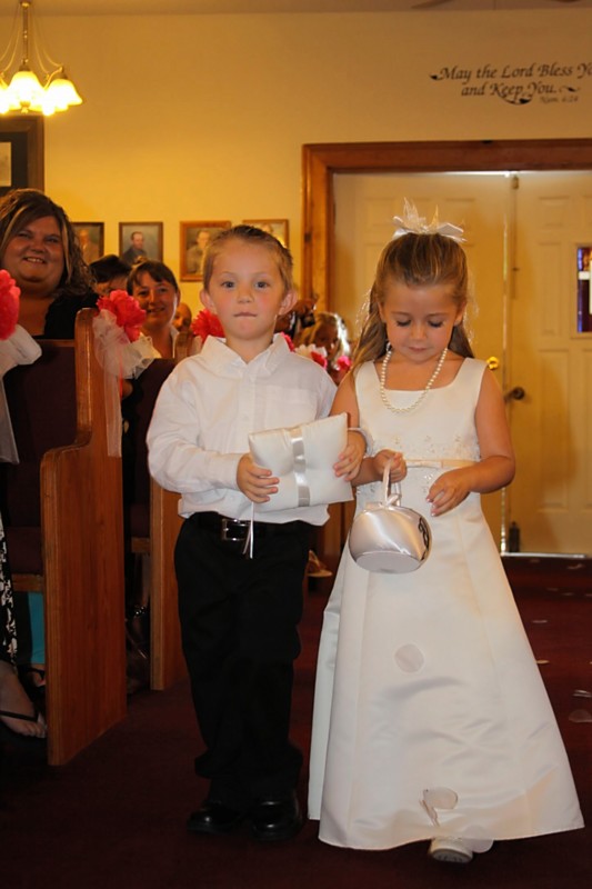 Flower girl and ring bearer