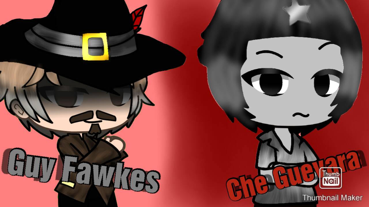 Erboh Guy Fawkes Vs Che Guevara Gle By Bea Drowned On Deviantart