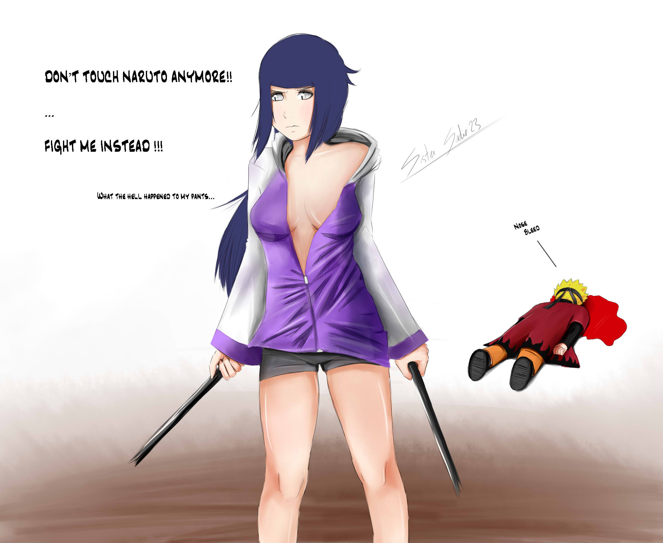 Hinata VS Pain