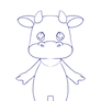 Animal Crossing Style Cow Base