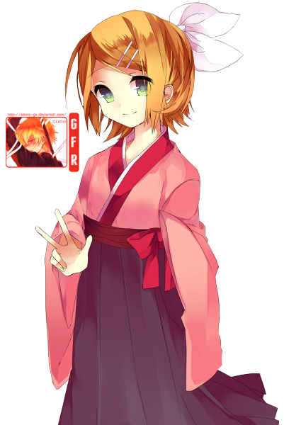 Kagamine Rin Render by DeathToTotoro on DeviantArt