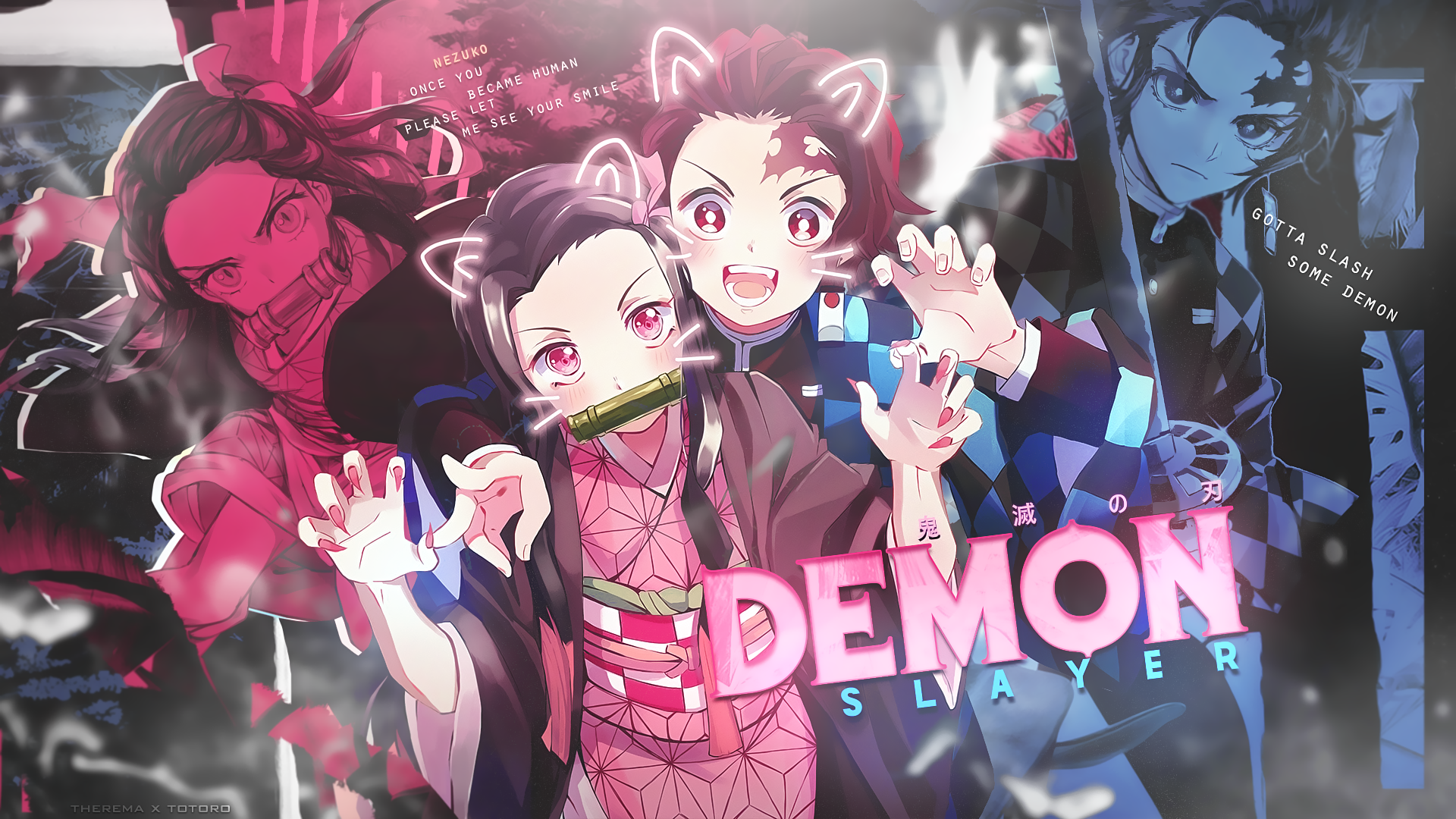 Demon Slayer Wallpaper by DeathToTotoro on DeviantArt Demon Slayer Wallpaper by DeathToTotoro on DeviantArt