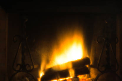 Fireplace pinhole