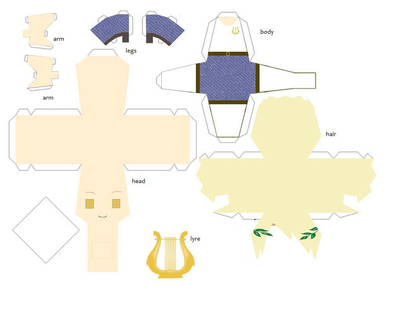 Papercraft Apollo Apollo Papercraft pattern by Dragazhar on DeviantArt