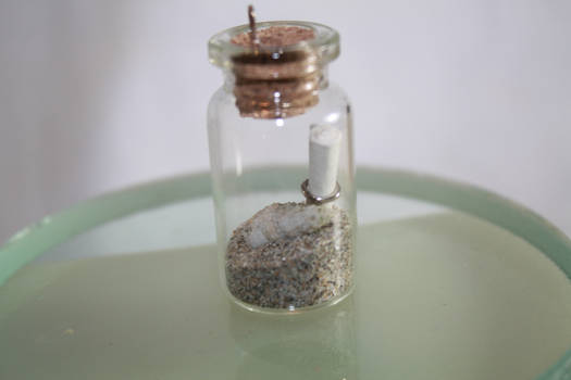 Message in a bottle necklace for sale