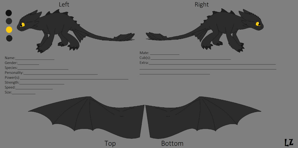 Night Fury Ref Sheet By Loveszelinkstuff On DeviantArt