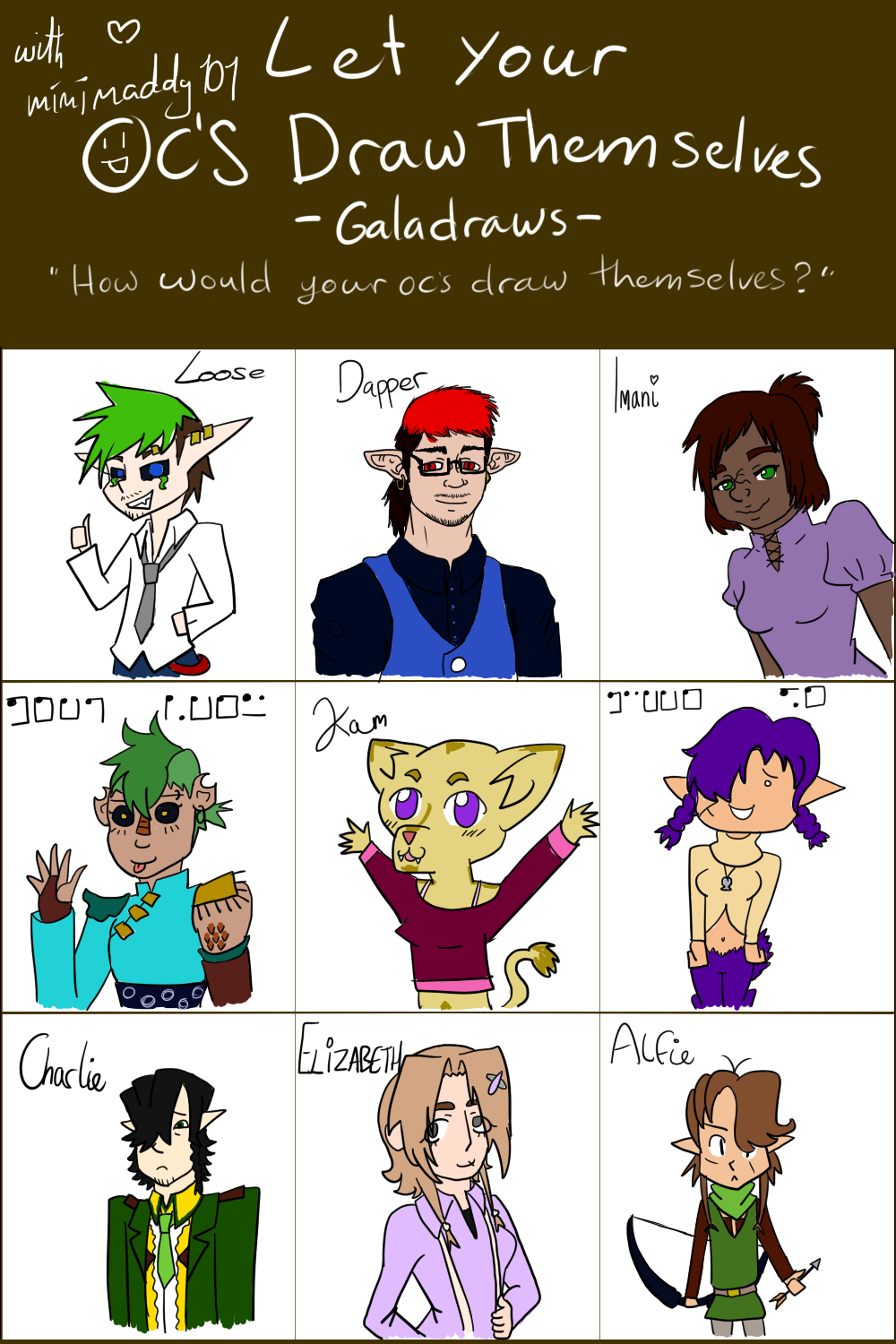 Let Your OCs Draw Themselves Meme