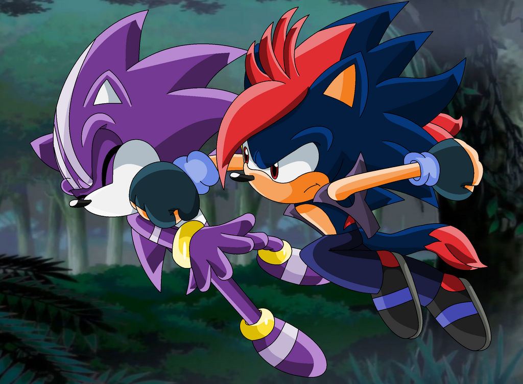 sonic the hedgehog, shahra, and darkspine sonic (sonic and 1 more