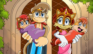 Monkey Khan,sally,casey And John