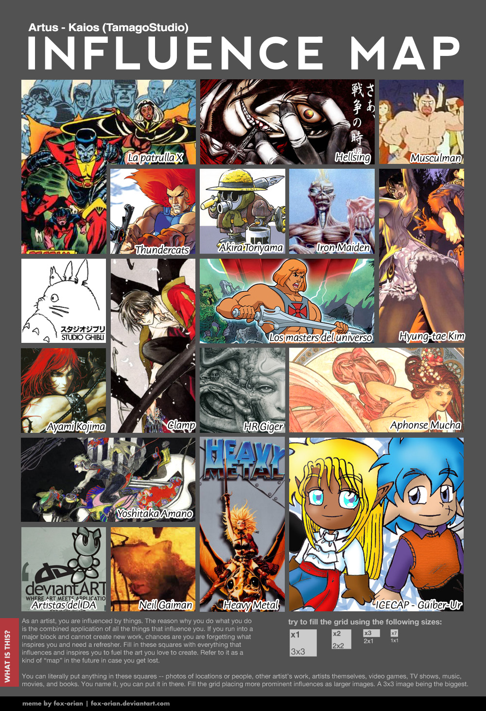 Influence Map Tamagostudio