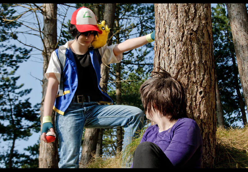 Pokemon Rivalry Stare Pokemon Rivalry by Emi-zone on DeviantArt