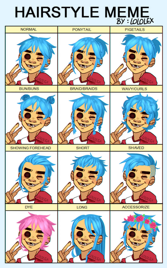 Hairstyle meme by ShlomoHomo on DeviantArt