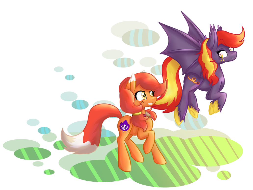 Comm: Freckle Fire + Bright Bolide by CindryTuna