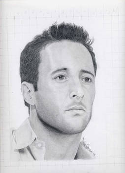 Drawing of Alex O'loughlin