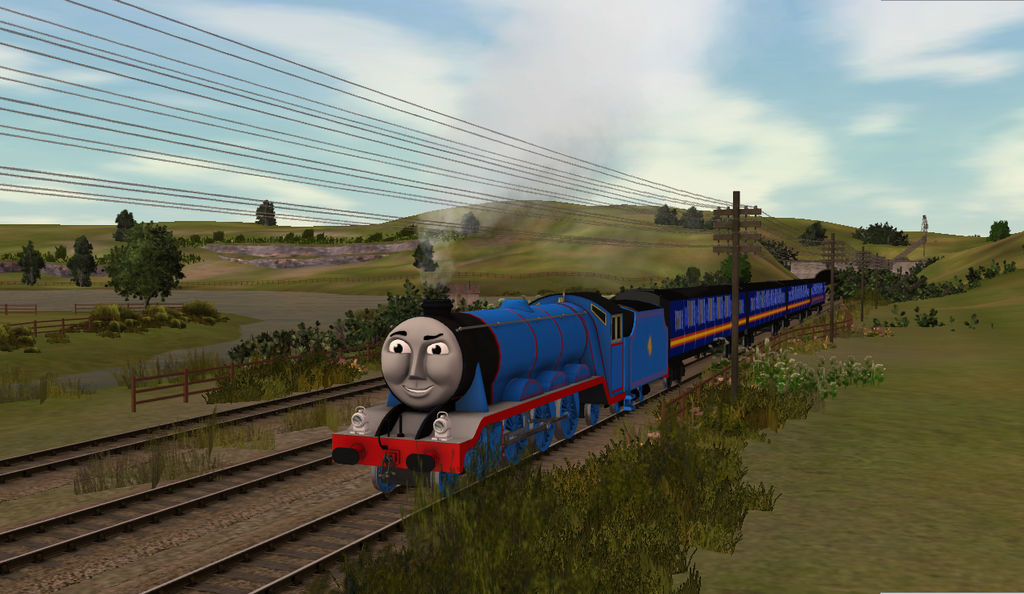 Trainz Gordon pulling the Express by Wildcat1999 on DeviantArt