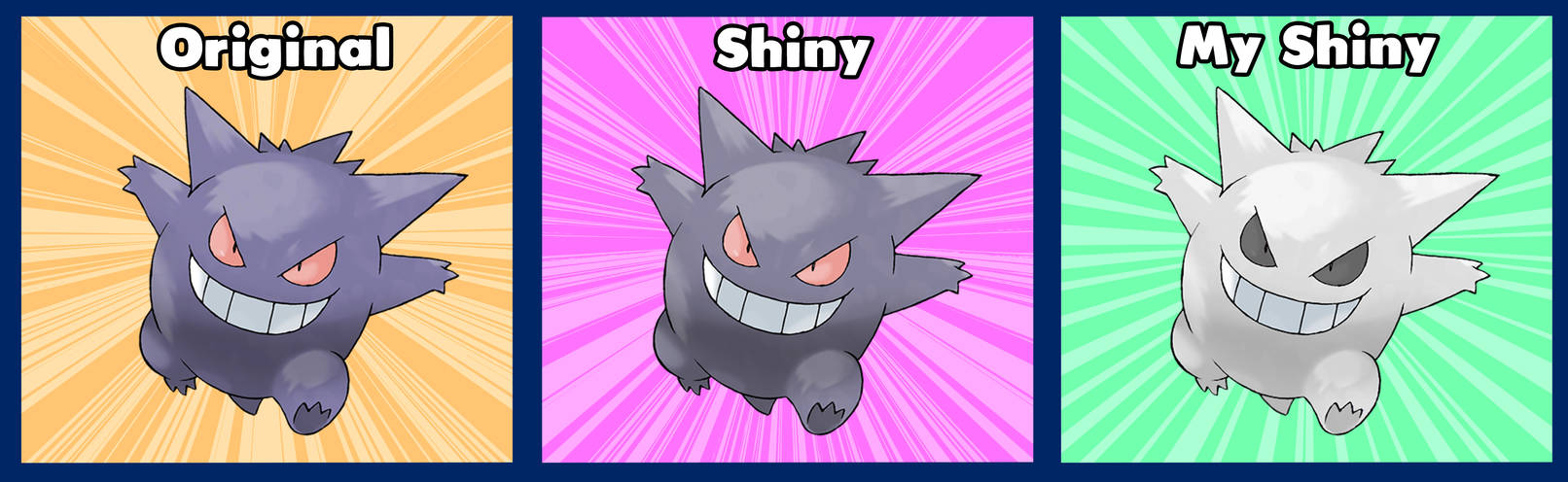 Shiny Gengar by alskay on DeviantArt